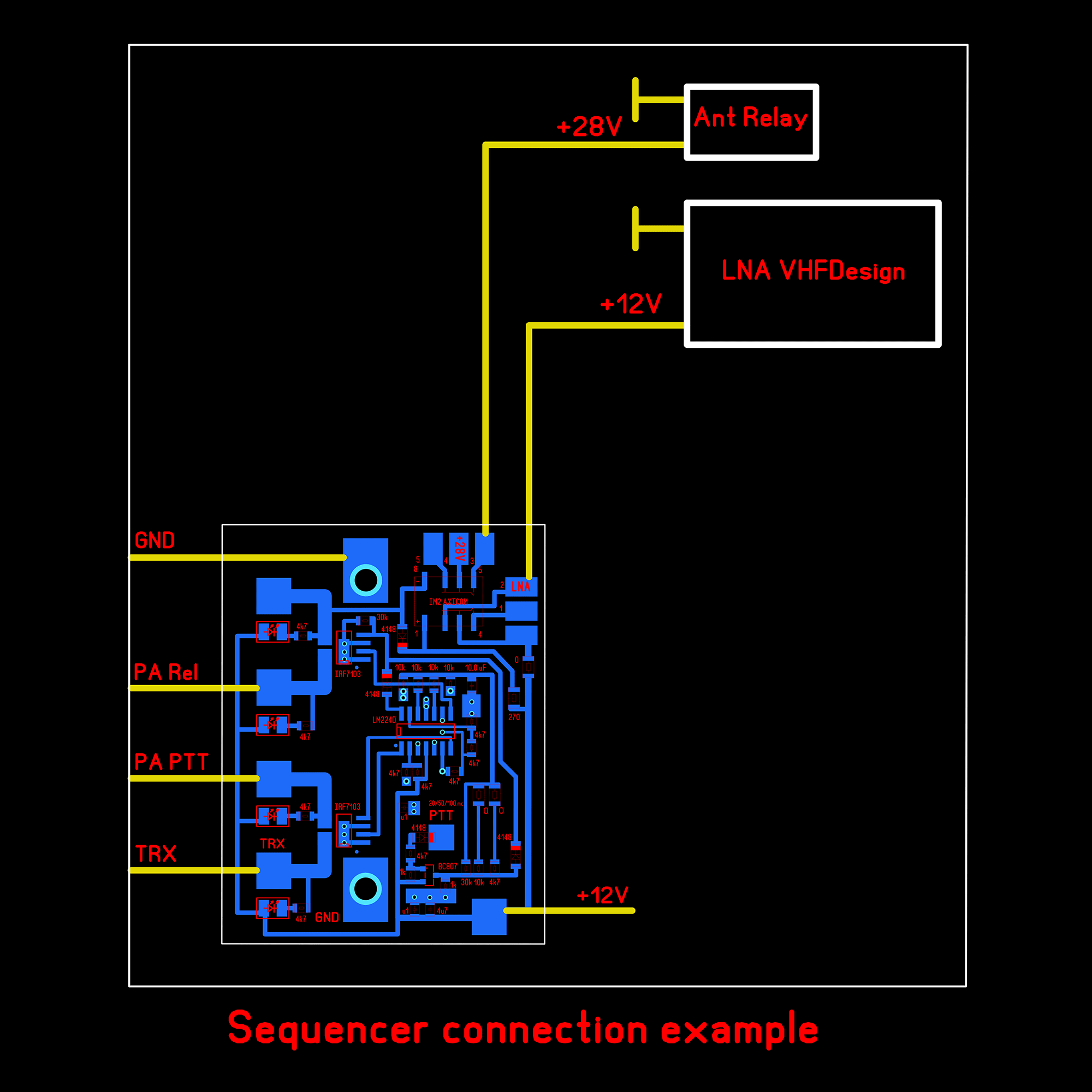 Sequencer PCB latest connection example