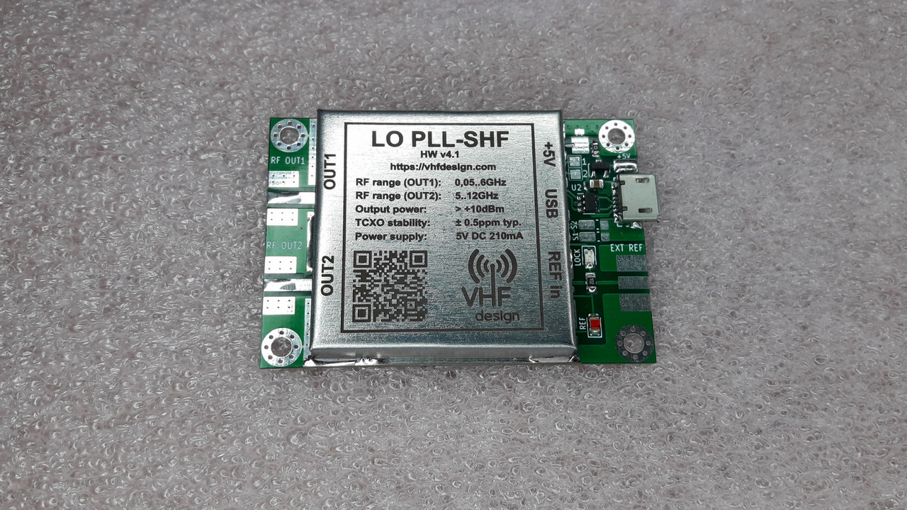  Внешний вид платы LO-PLL-SHF-USB-PCB (версия 4 от 2019-09-14)