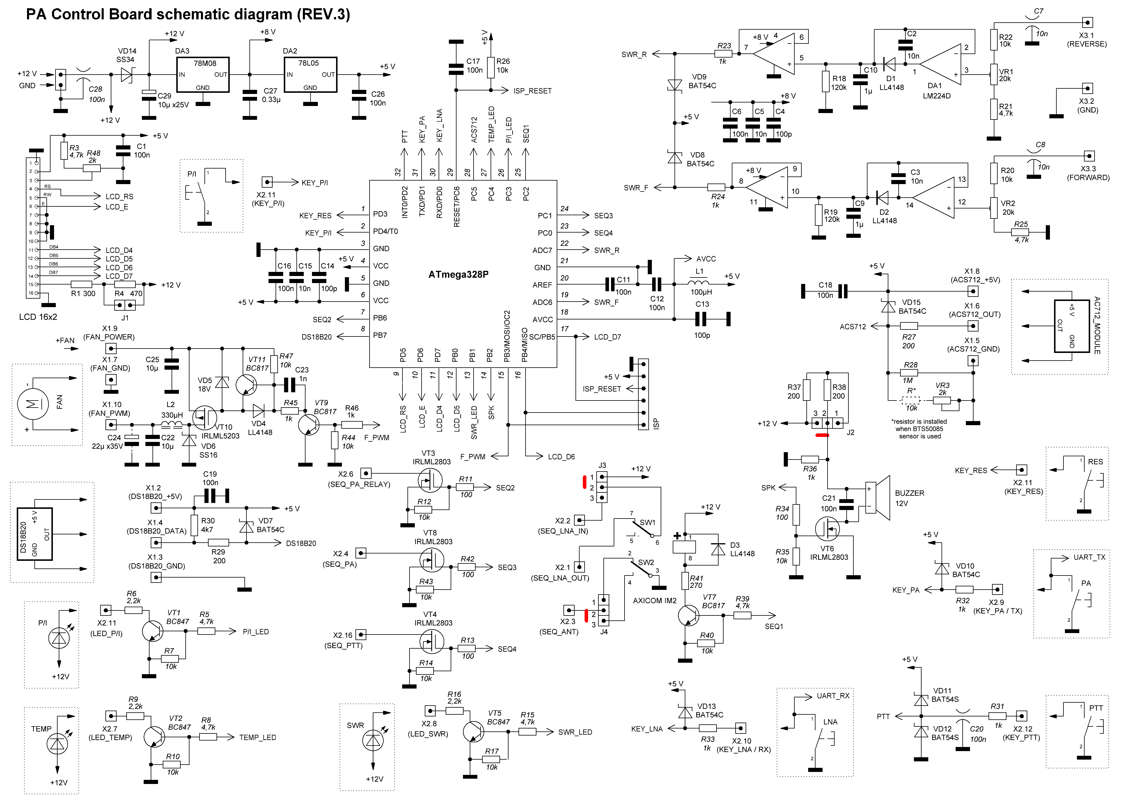 PA controller REV3 schematics (update from 2019-12-27)