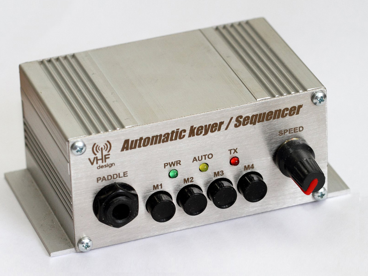 CW Key Sequencer box appearance (front view)